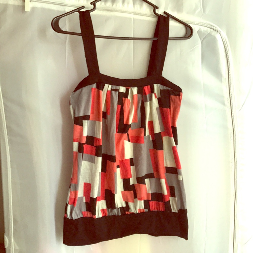Hot Tempered Strappy Block Top